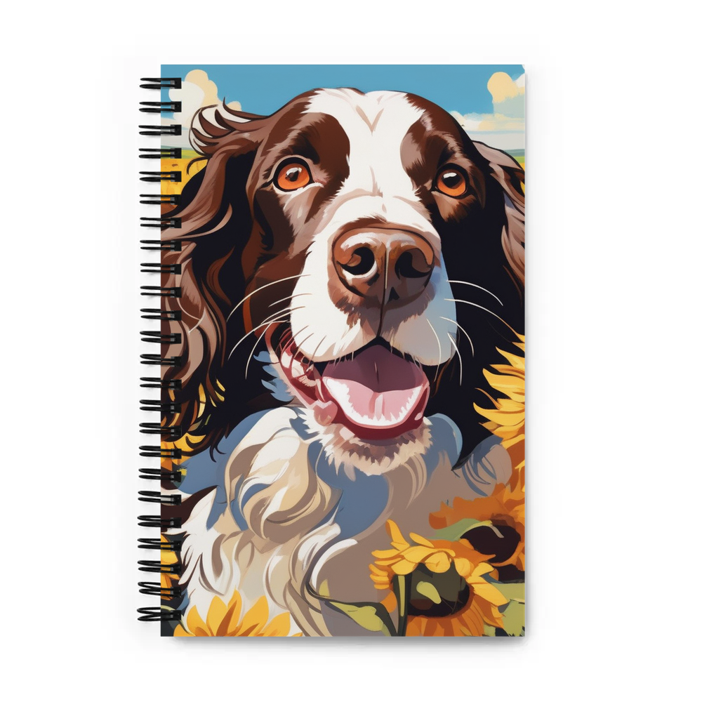 PugMug Custom English Springer Spaniel Spiral Notebook