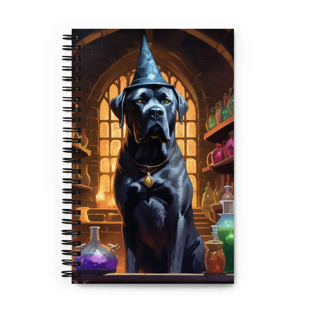 PugMug Custom Cane Corso Spiral Notebook