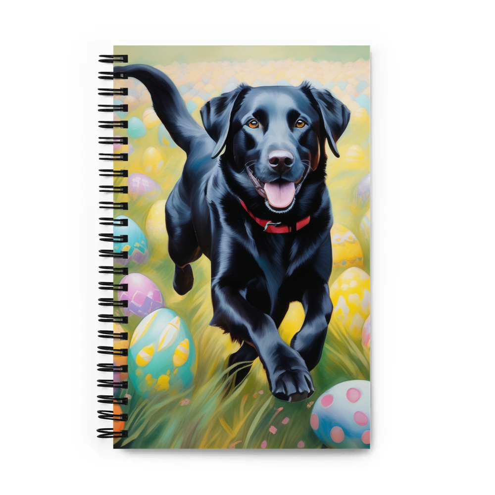 PugMug Custom Black Labrador Retriever Spiral Notebook