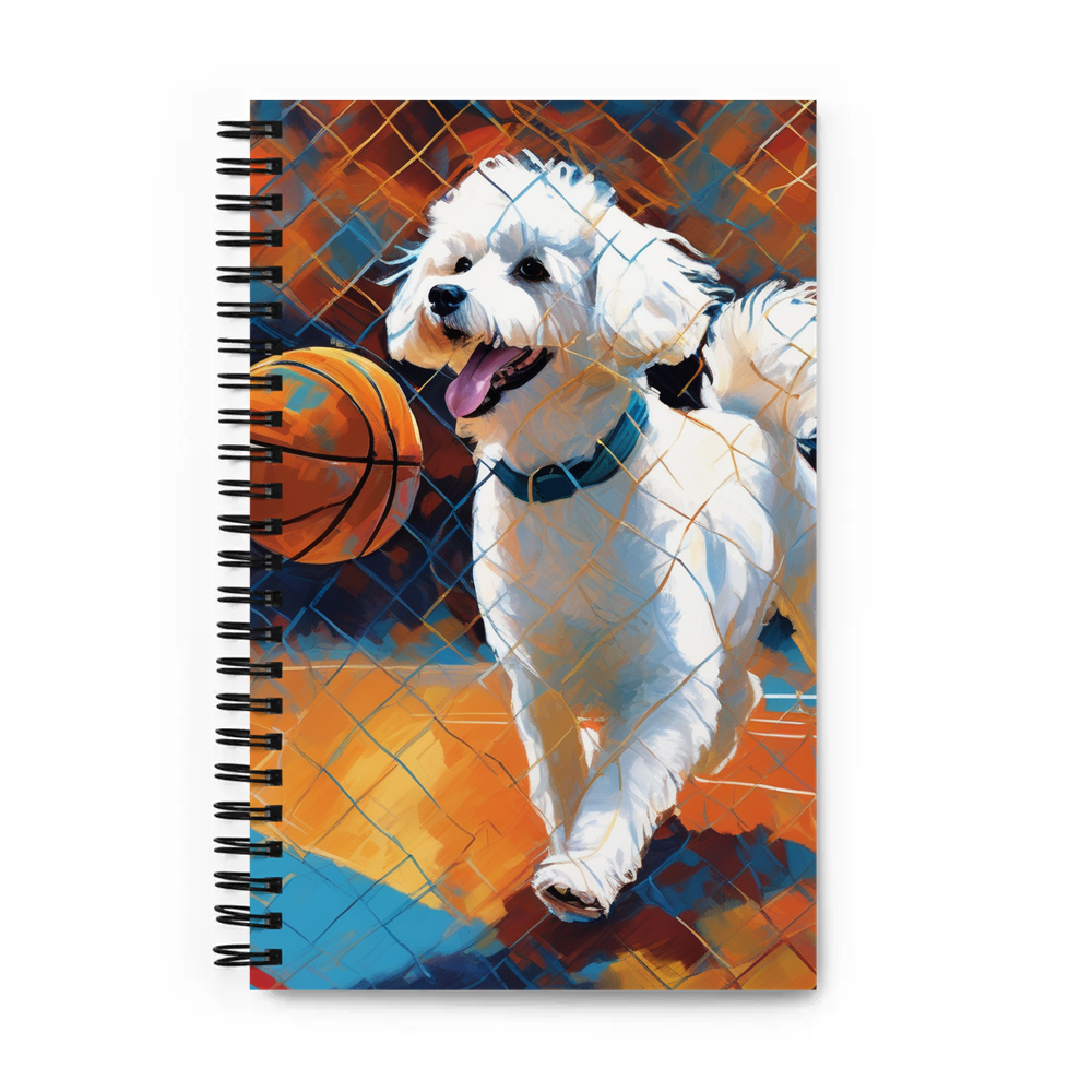PugMug Custom Bichons Frise Spiral Notebook