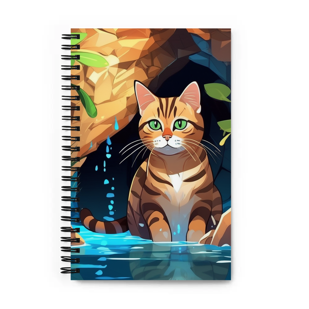 PugMug Custom Tabby American Shorthair Cat Spiral Notebook