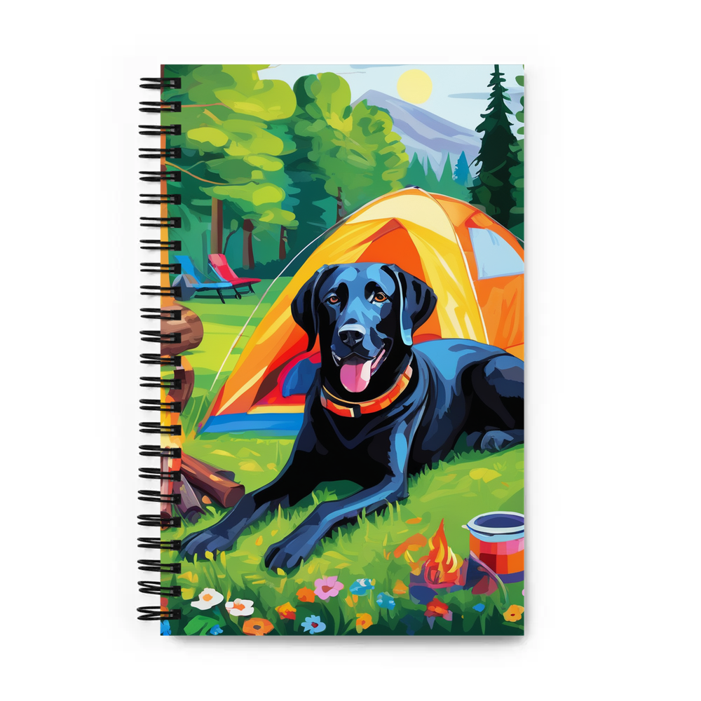 PugMug Custom Black Labrador Retriever Spiral Notebook