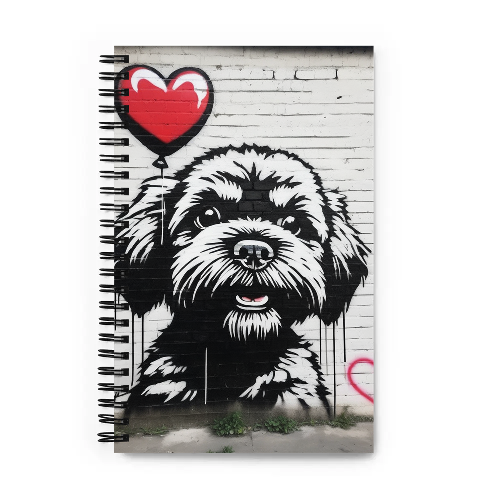 PugMug Custom Lily Spiral Notebook