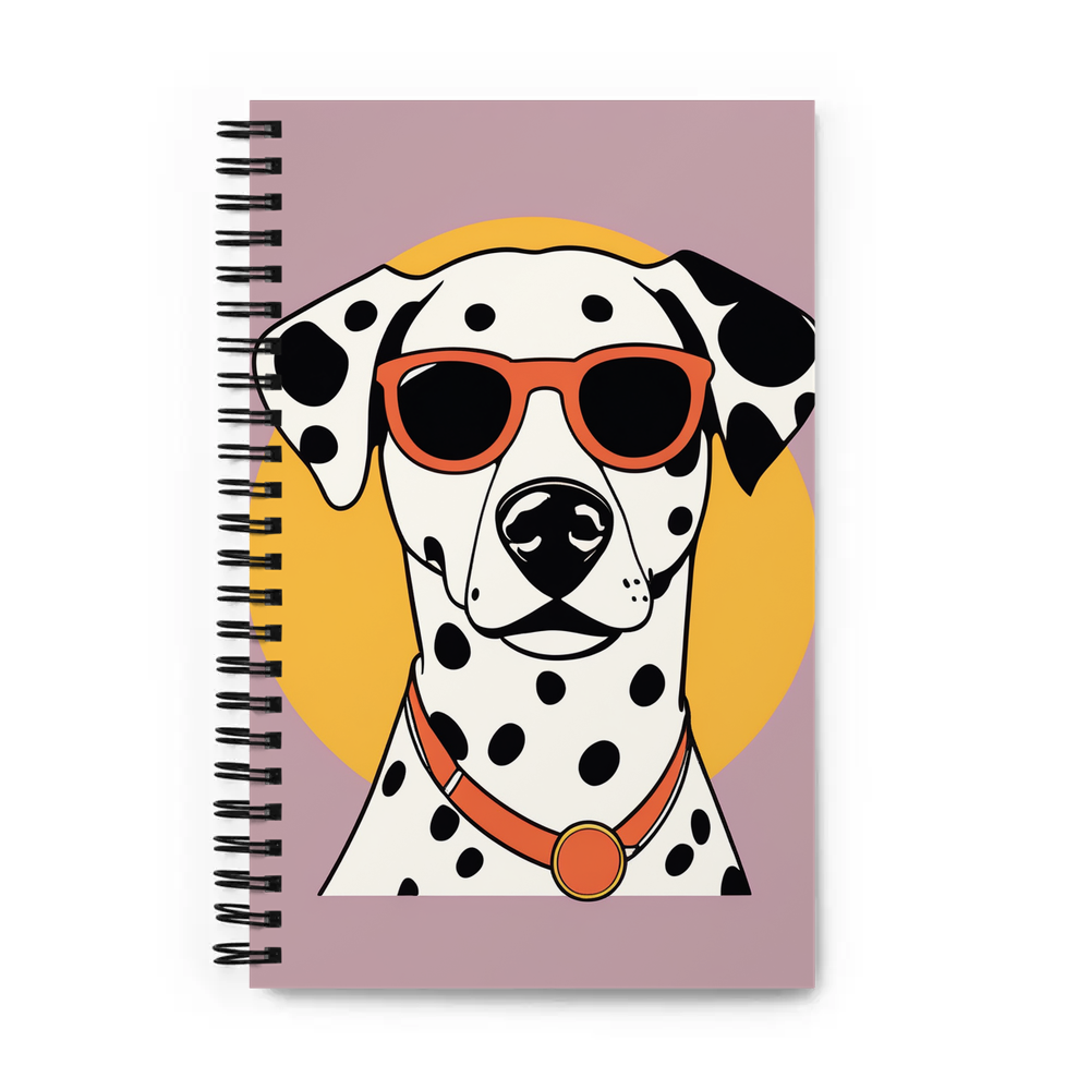PugMug Custom Dalmatian Spiral Notebook