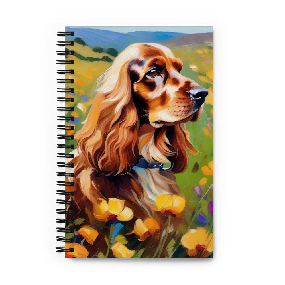 PugMug Custom English Cocker Spaniel Spiral Notebook