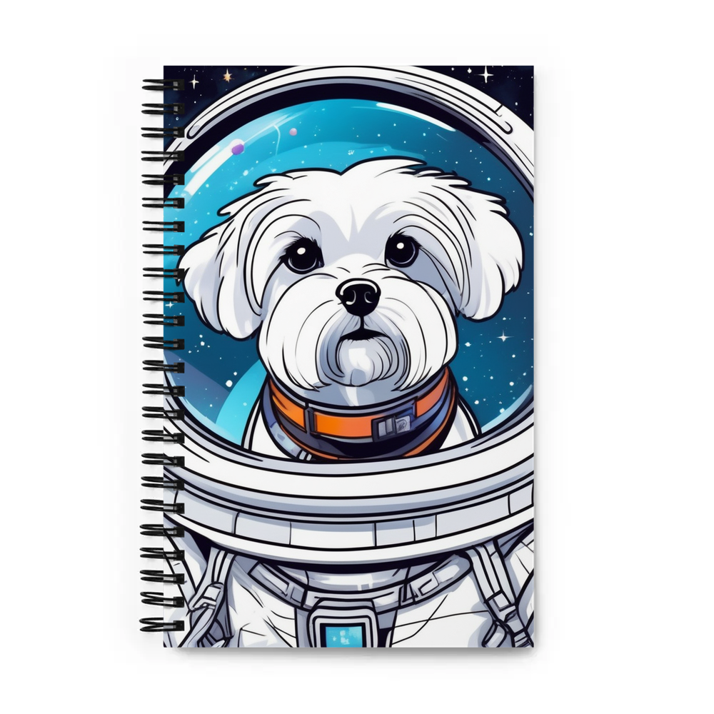 PugMug Custom Maltese Dog Spiral Notebook