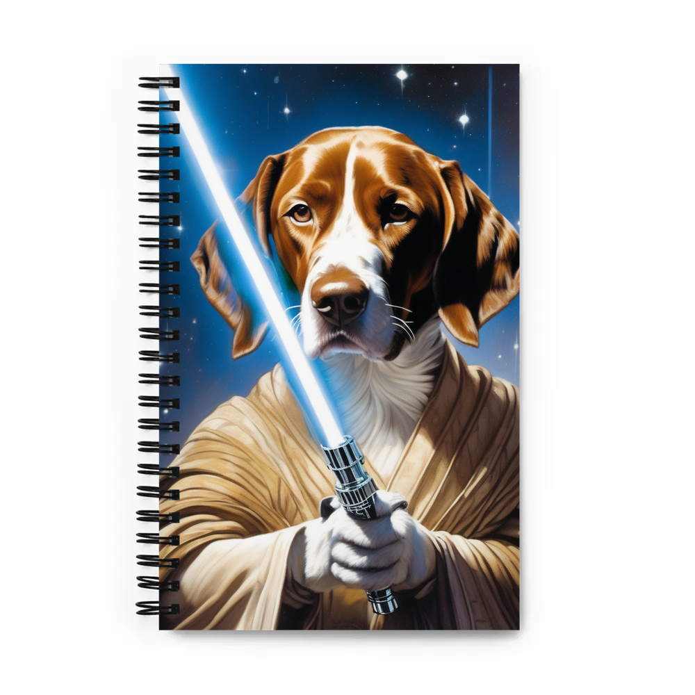 PugMug Custom Pointer Dog Spiral Notebook