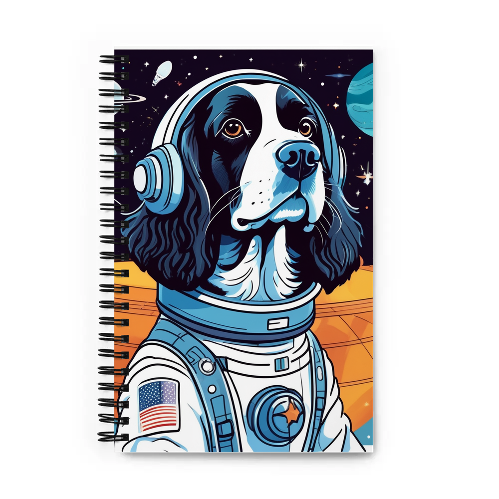 PugMug Custom English Springer Spaniel Spiral Notebook