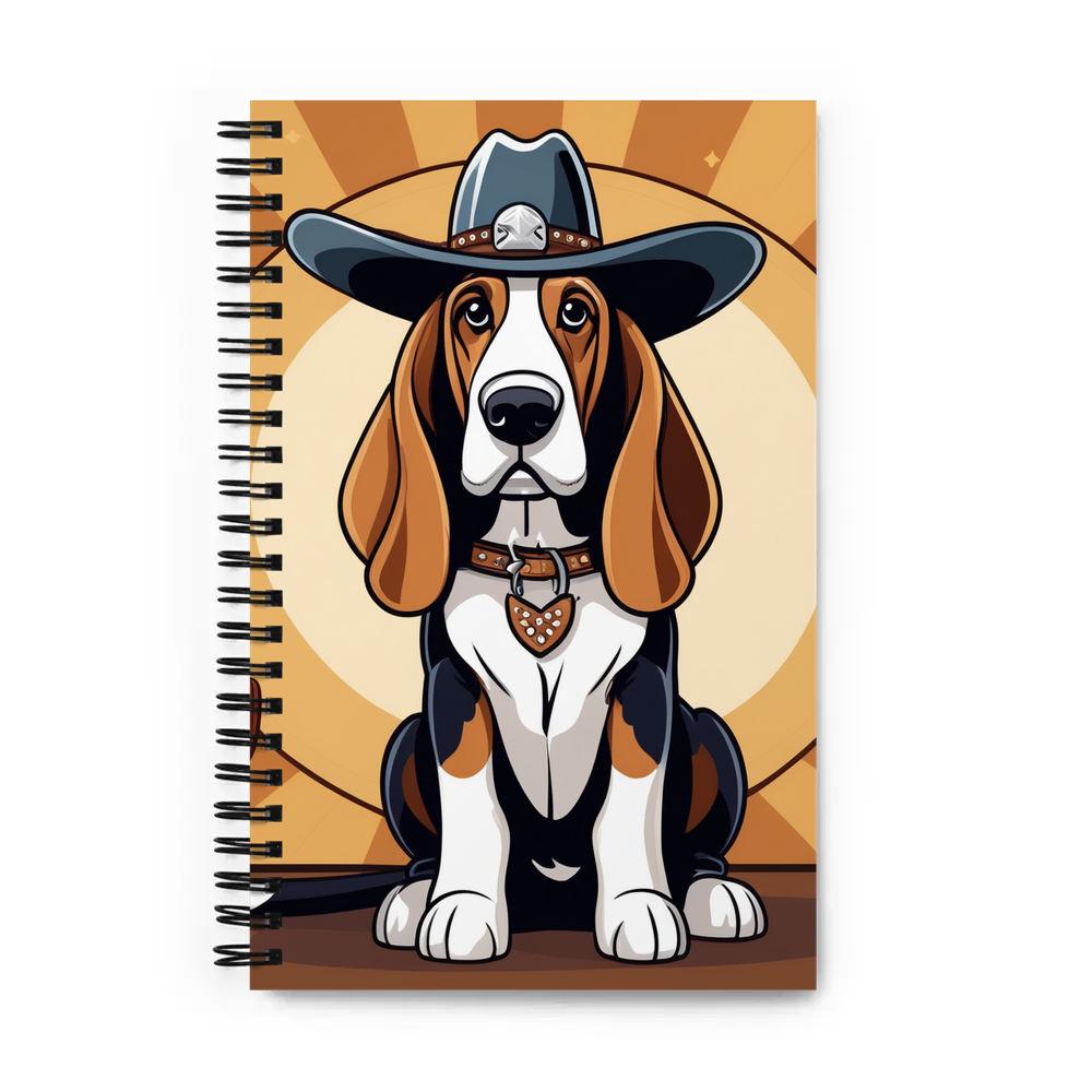 PugMug Custom Basset Hound Spiral Notebook