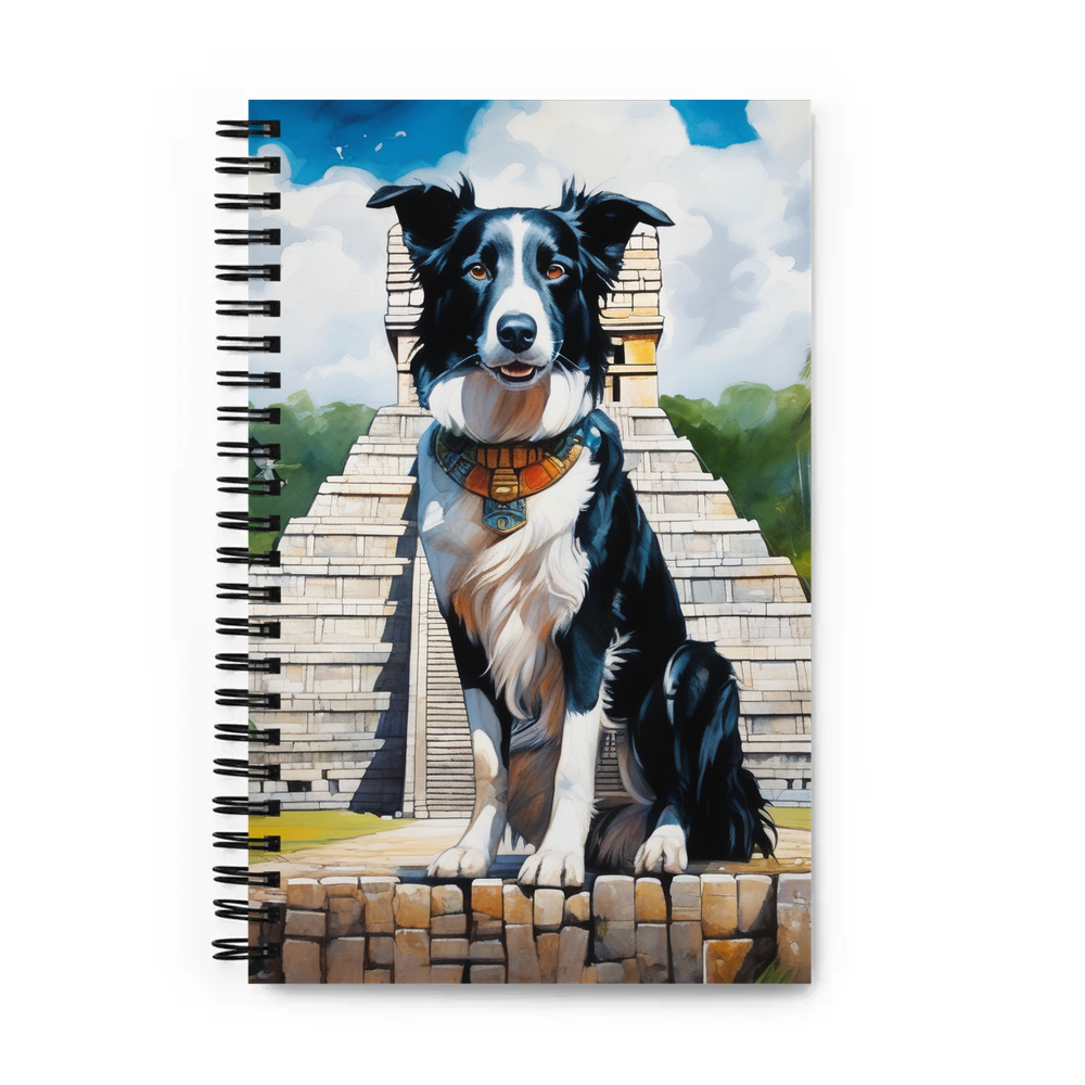 PugMug Custom Border Collie Spiral Notebook