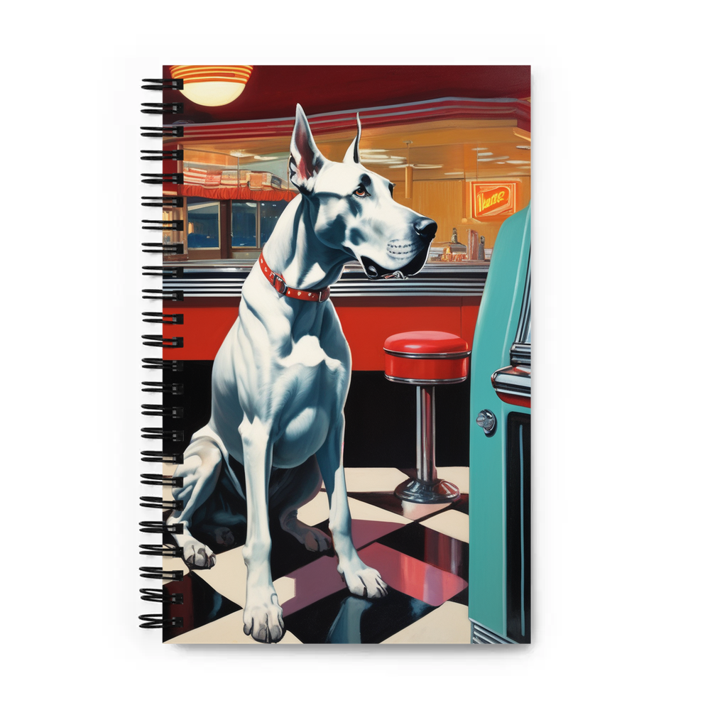 PugMug Custom Great Dane Spiral Notebook