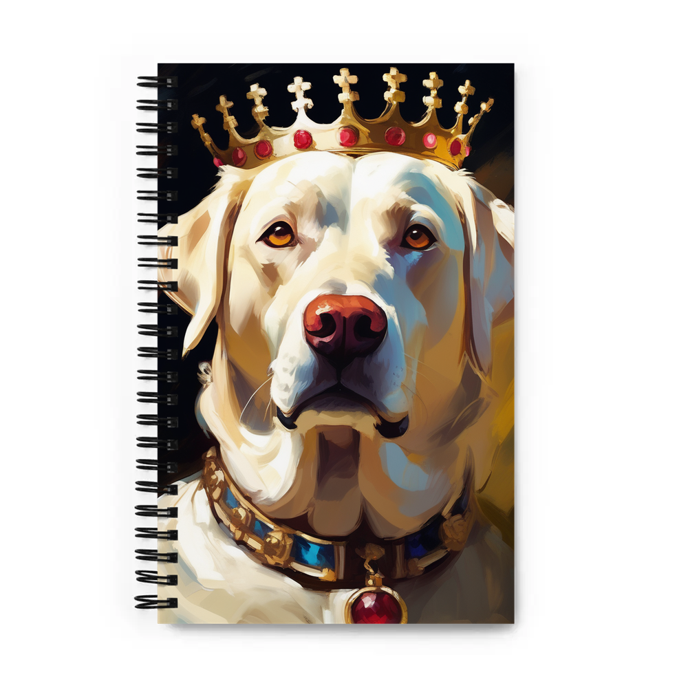 PugMug Custom White Labrador Retriever Spiral Notebook