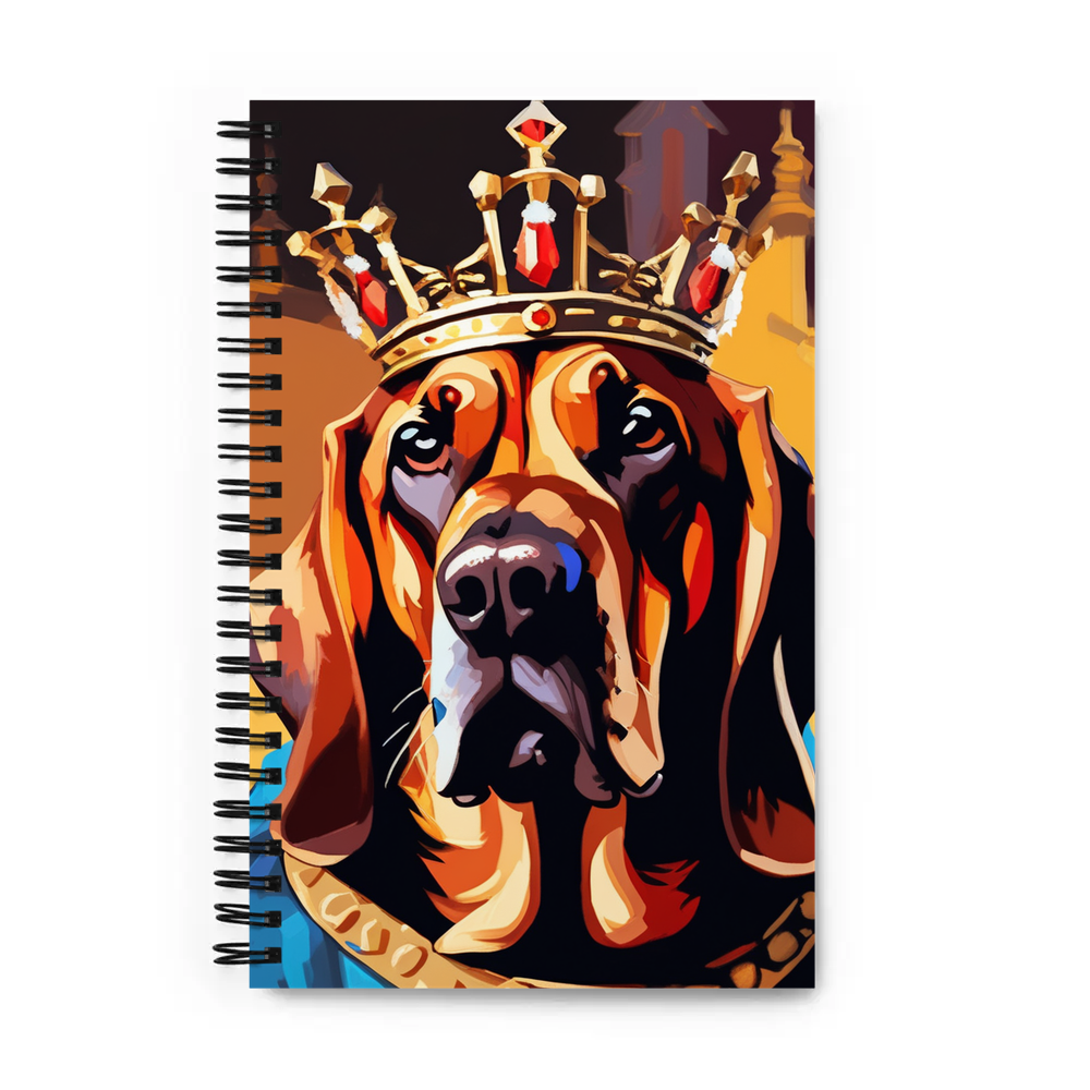 PugMug Custom Bloodhound Spiral Notebook