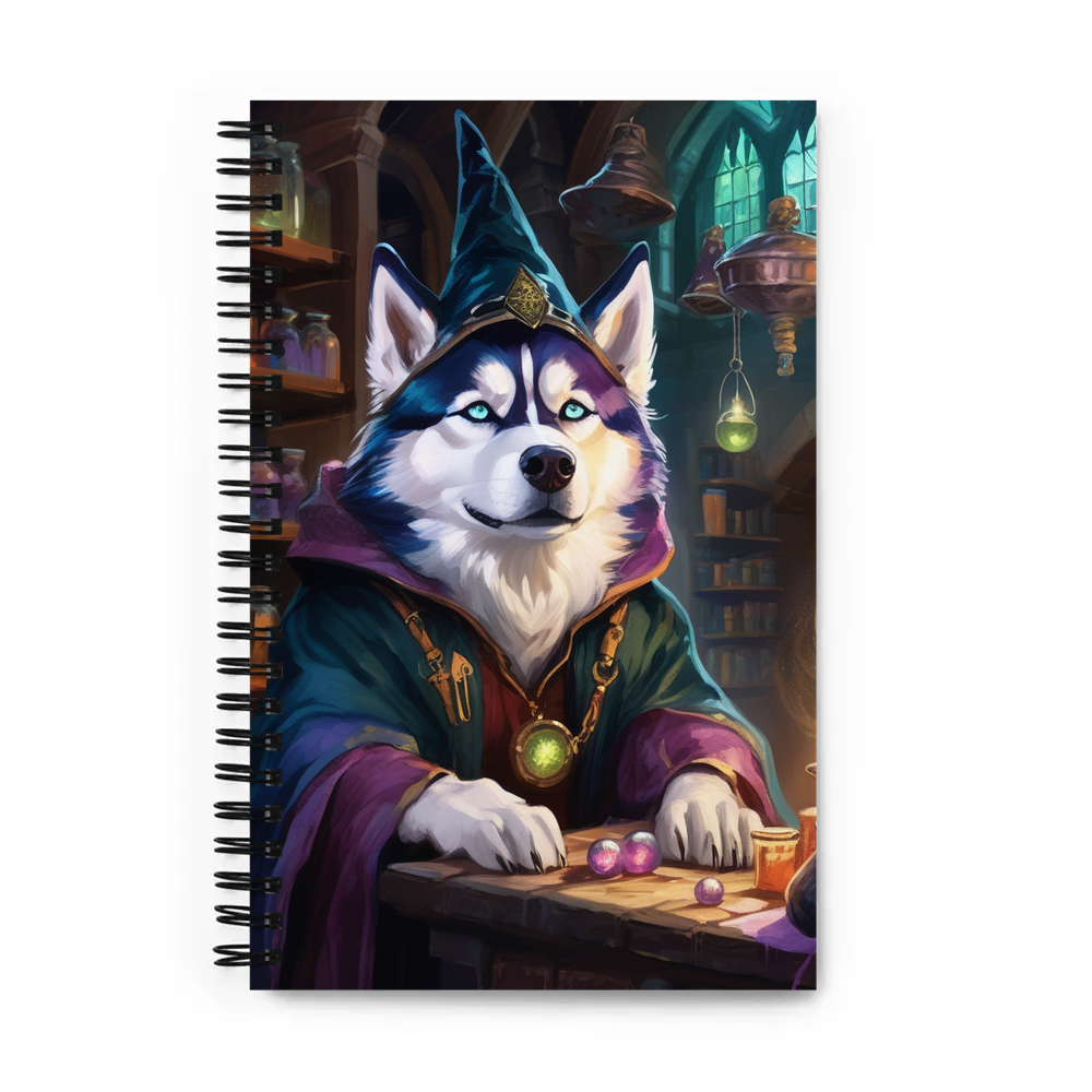 PugMug Custom Siberian Husky Spiral Notebook