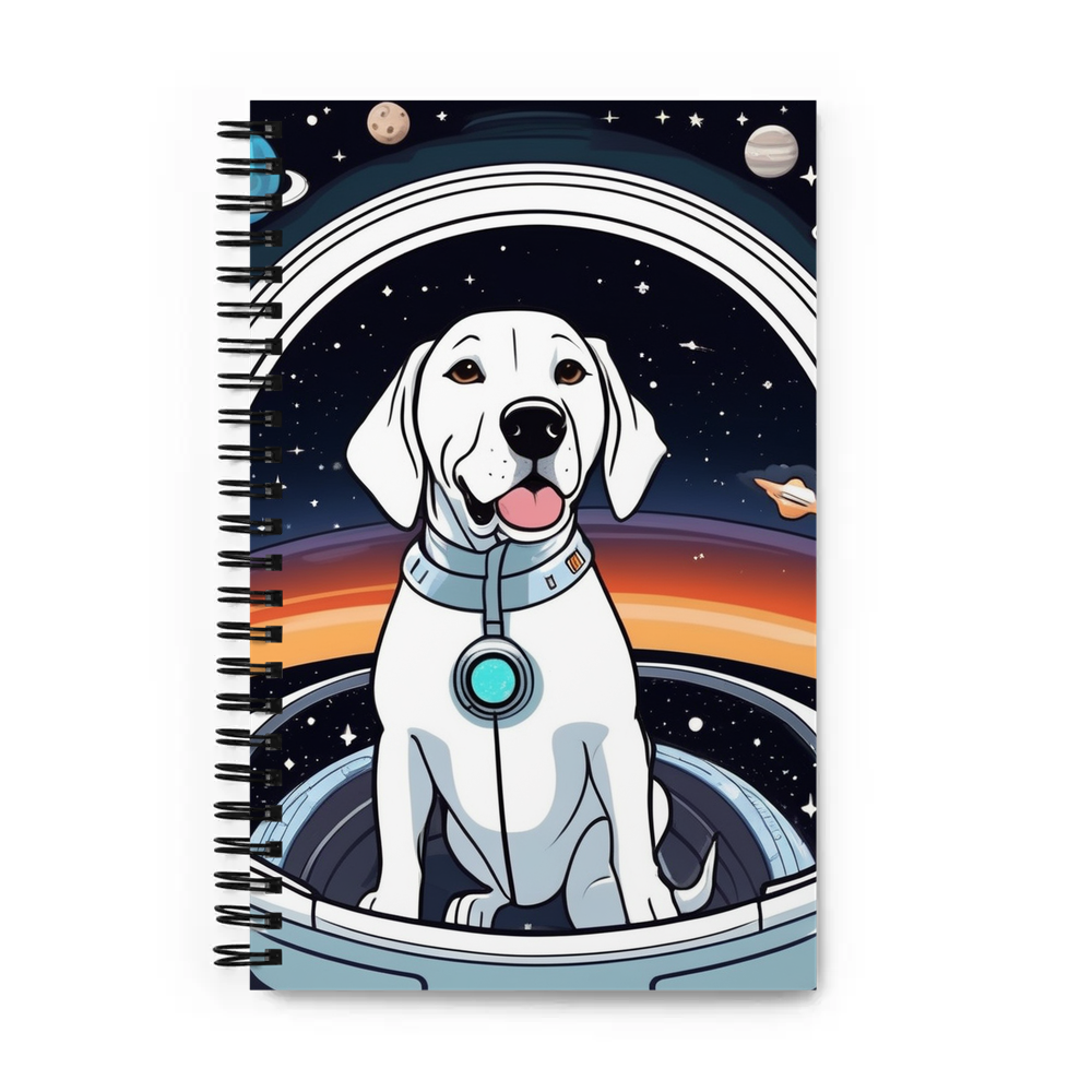 PugMug Custom Pointer Dog Spiral Notebook