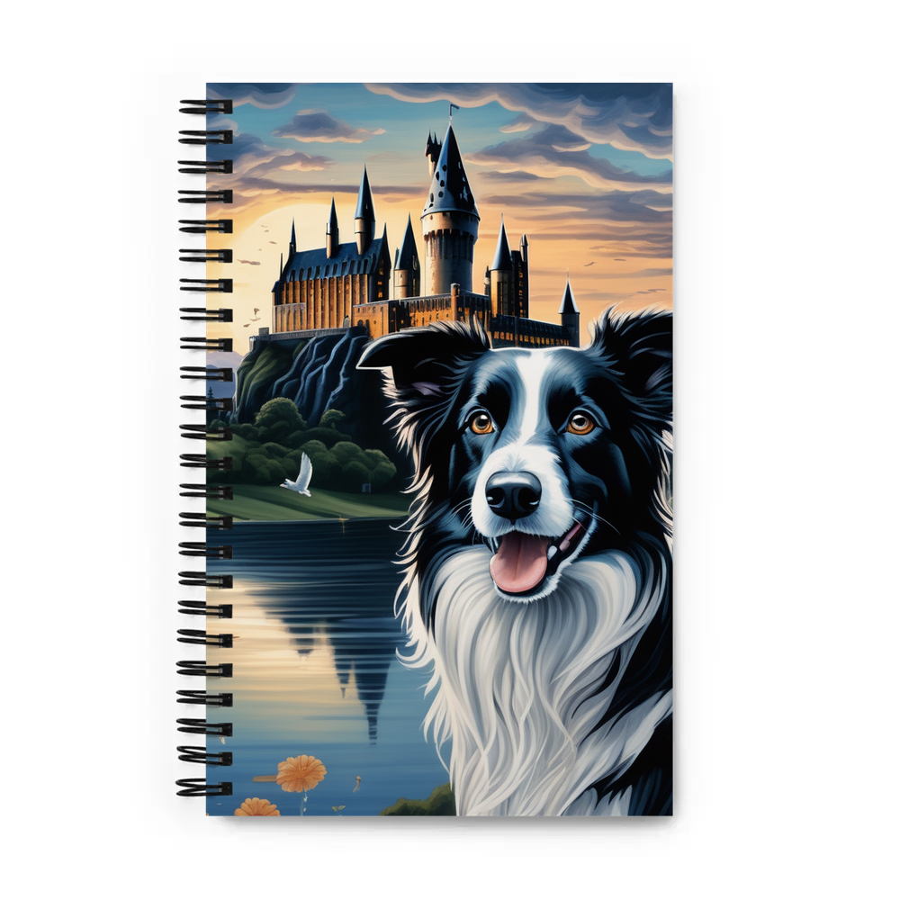 PugMug Custom Border Collie Spiral Notebook