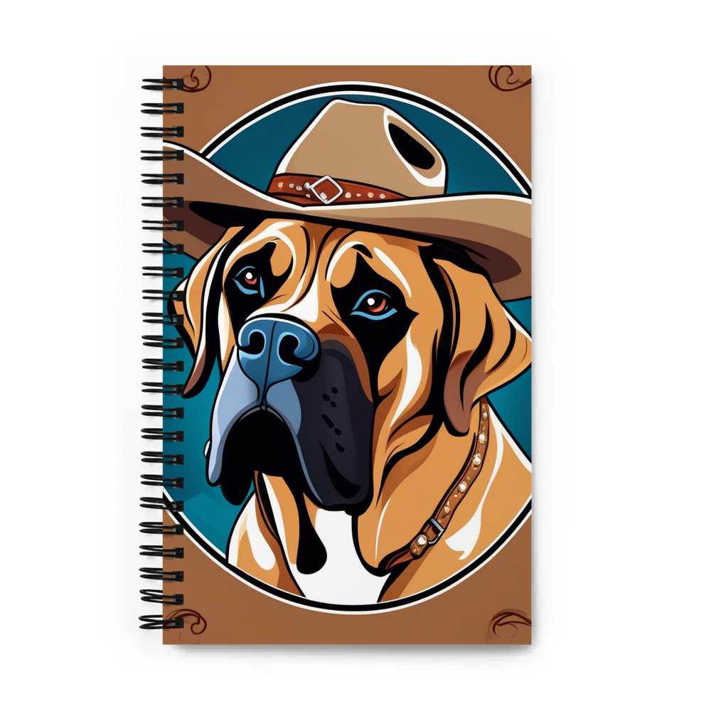 PugMug Custom Mastiff Spiral Notebook
