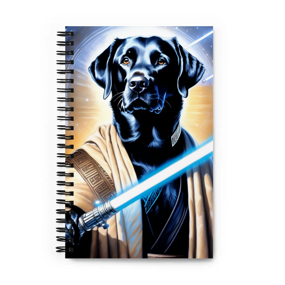 PugMug Custom Black Labrador Retriever Spiral Notebook