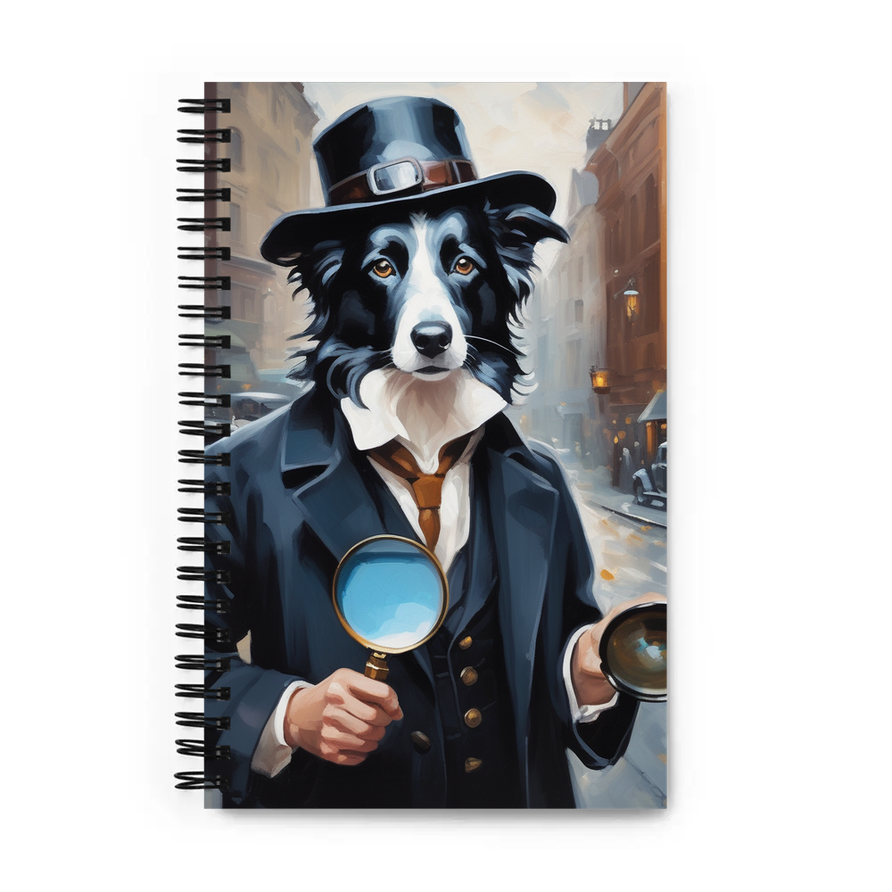 PugMug Custom Border Collie Spiral Notebook