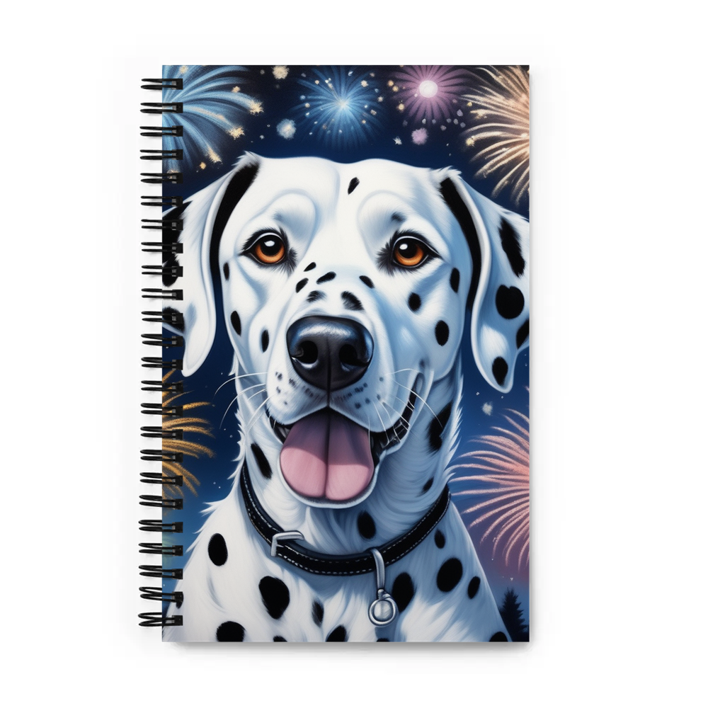 PugMug Custom Dalmatian Spiral Notebook