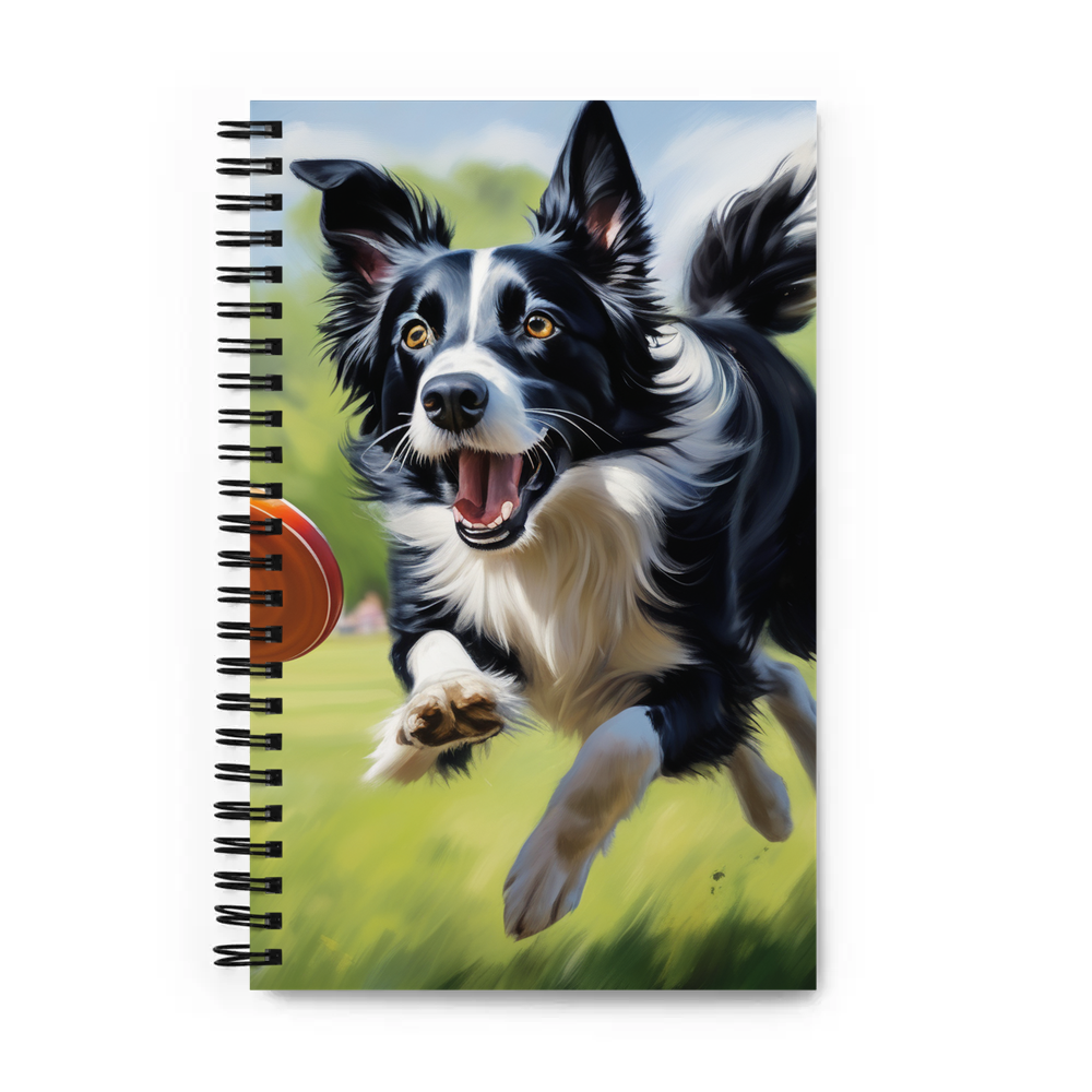 PugMug Custom Border Collie Spiral Notebook
