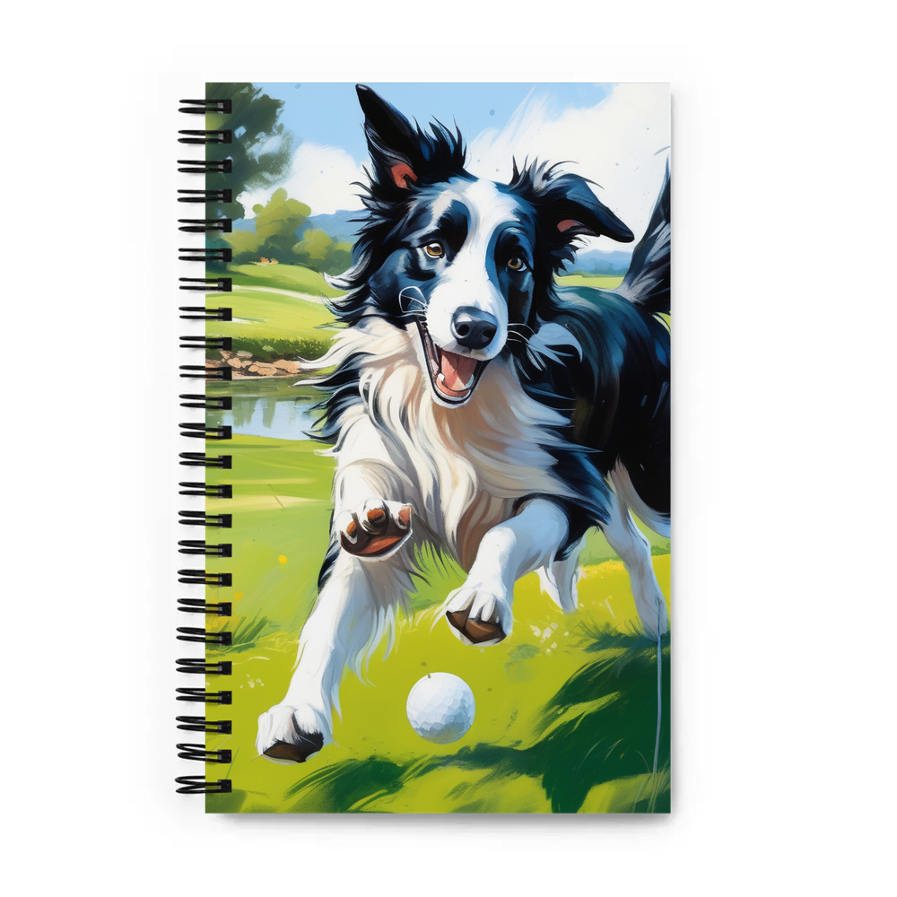 PugMug Custom Border Collie Spiral Notebook