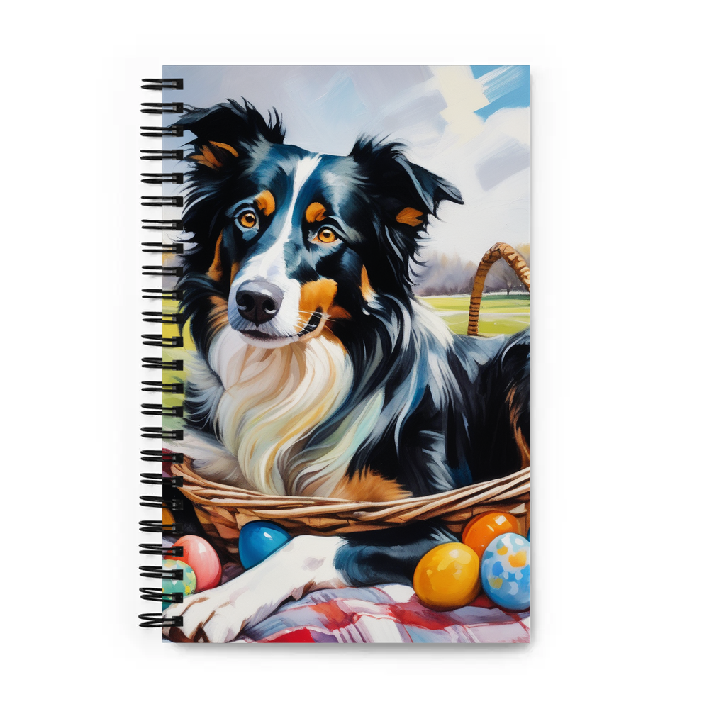 PugMug Custom Border Collie Spiral Notebook