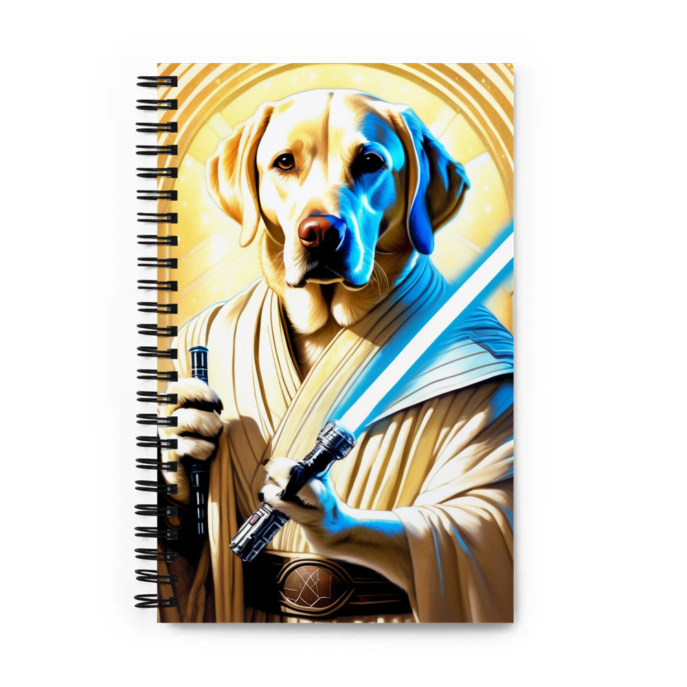 PugMug Custom White Labrador Retriever Spiral Notebook