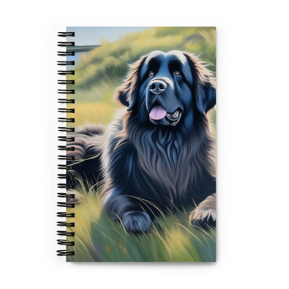 PugMug Custom Newfoundland Spiral Notebook