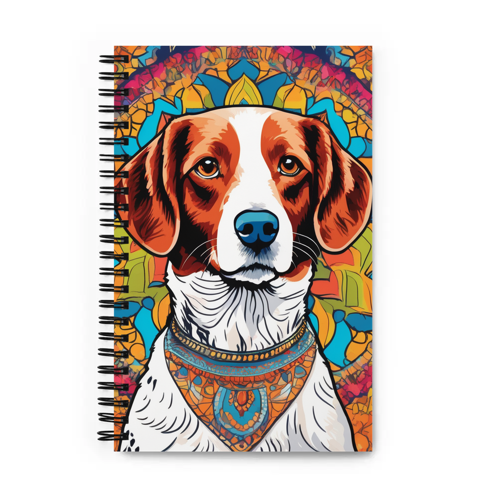 PugMug Custom Brittany Dog Spiral Notebook