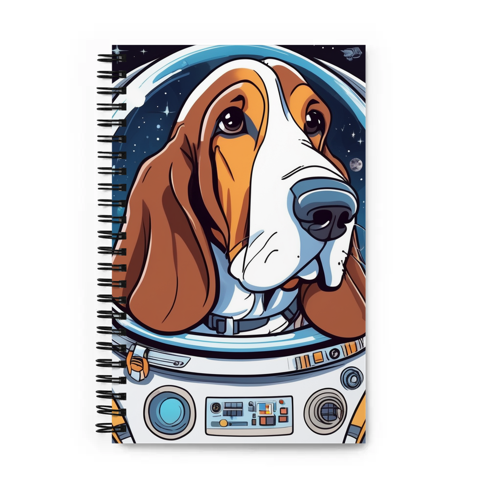 PugMug Custom Basset Hound Spiral Notebook