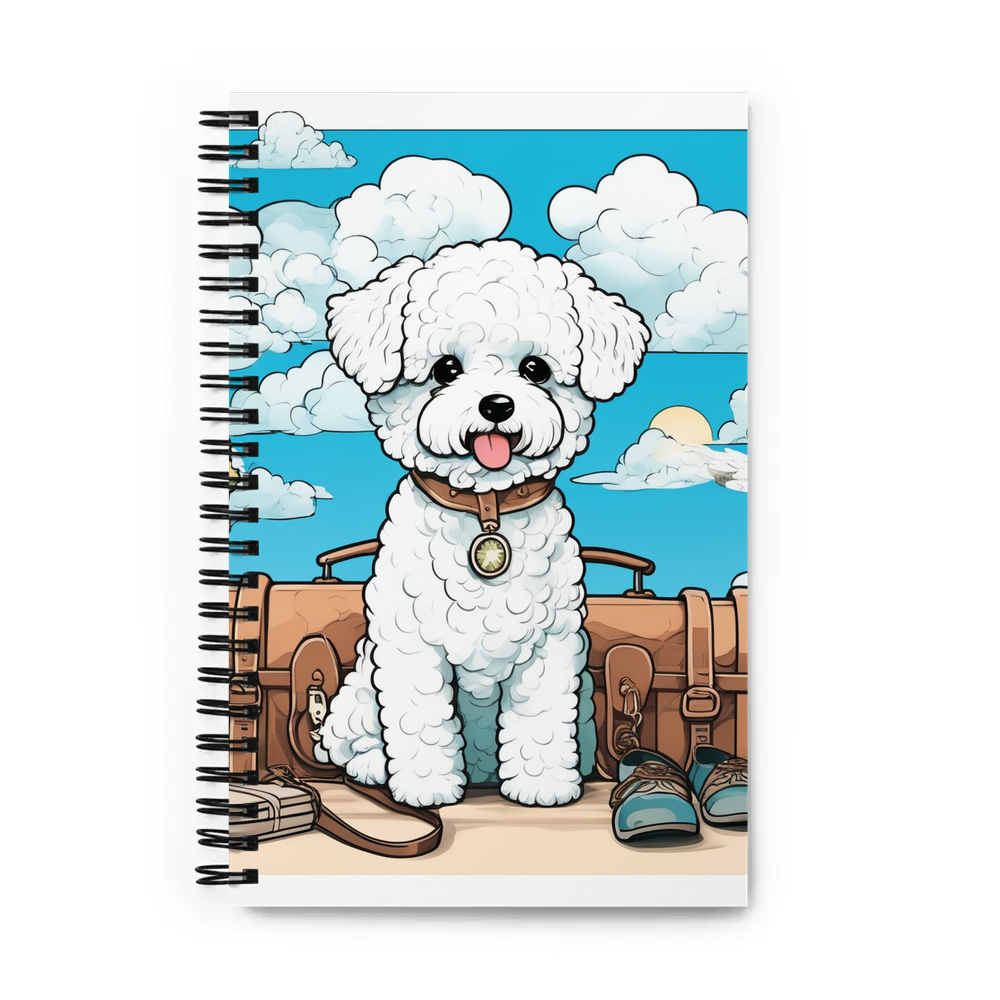 PugMug Custom Bichons Frise Spiral Notebook
