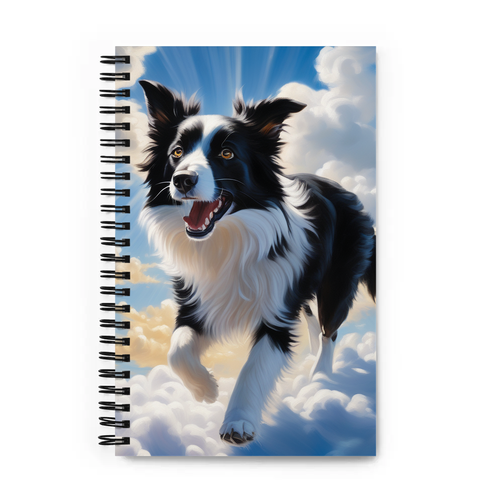 PugMug Custom Border Collie Spiral Notebook