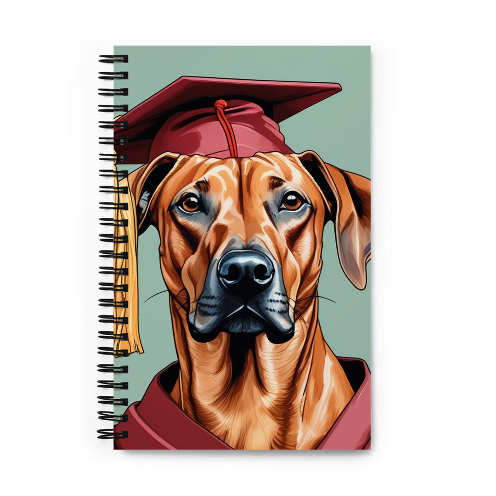 PugMug Custom Rhodesian Ridgeback Spiral Notebook
