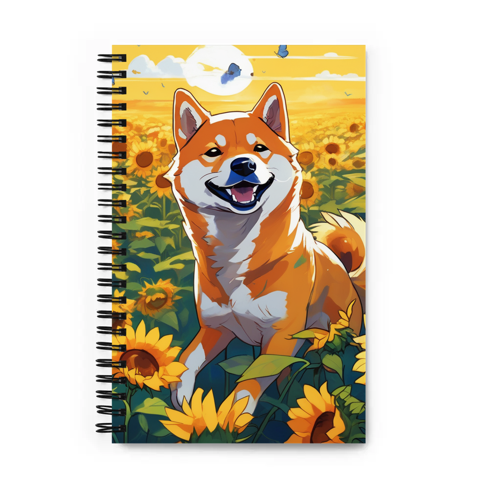 PugMug Custom Shiba Inu Spiral Notebook