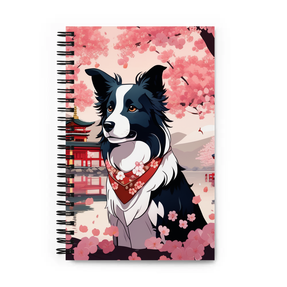 PugMug Custom Border Collie Spiral Notebook