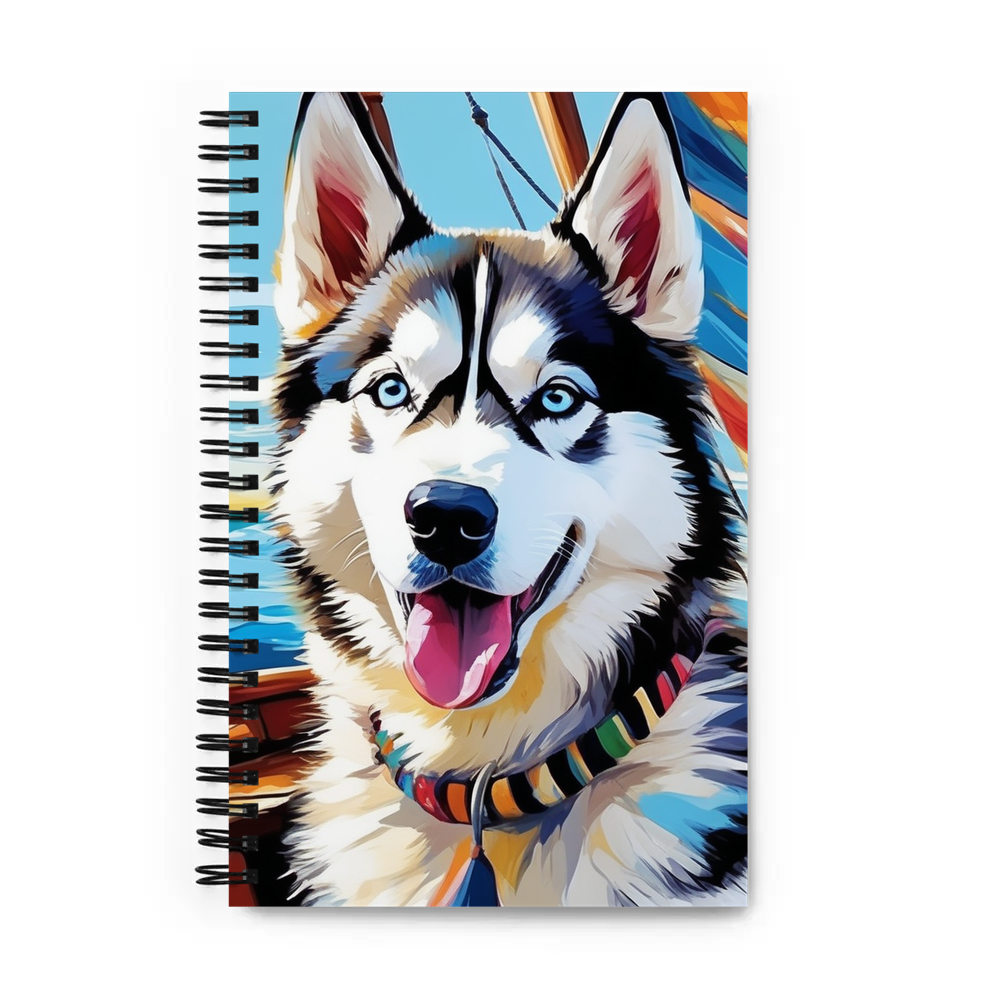 PugMug Custom Siberian Husky Spiral Notebook