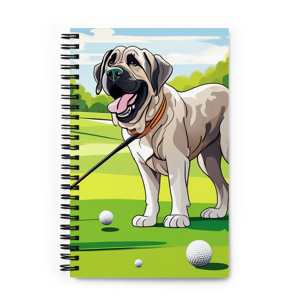 PugMug Custom Mastiff Spiral Notebook