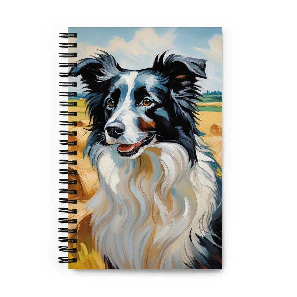 PugMug Custom Border Collie Spiral Notebook