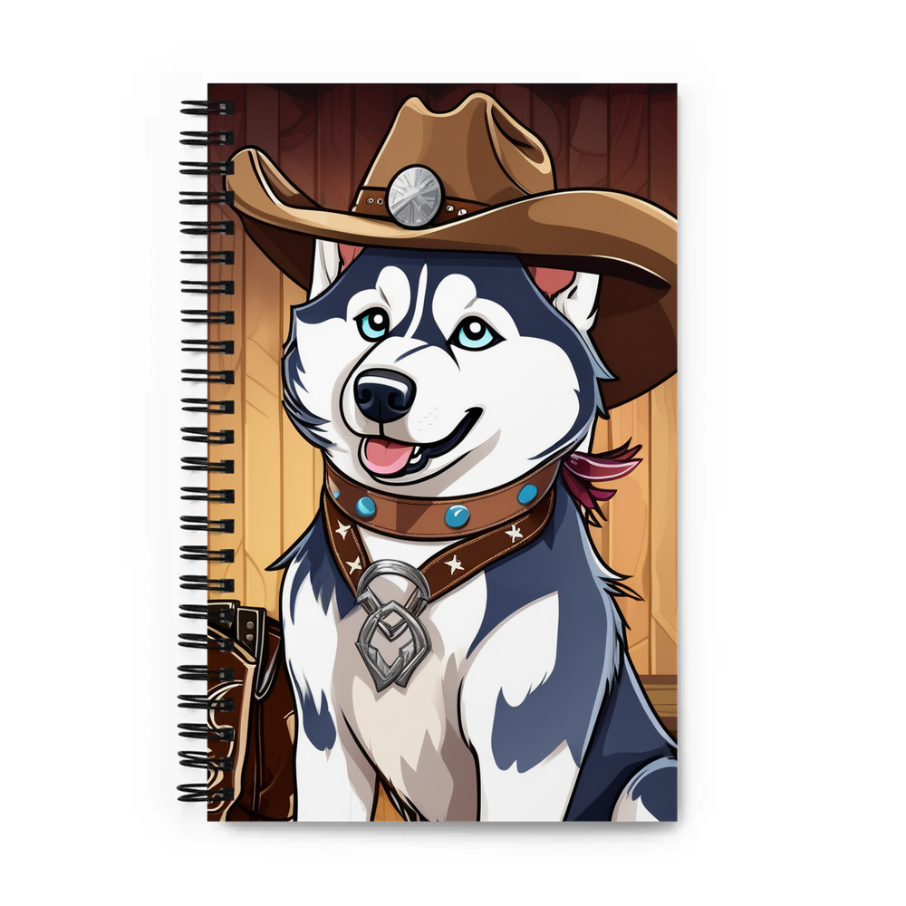 PugMug Custom Siberian Husky Spiral Notebook