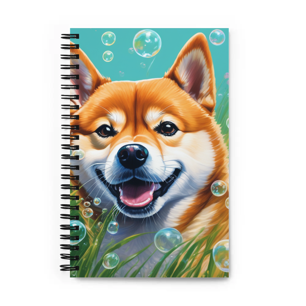 PugMug Custom Shiba Inu Spiral Notebook