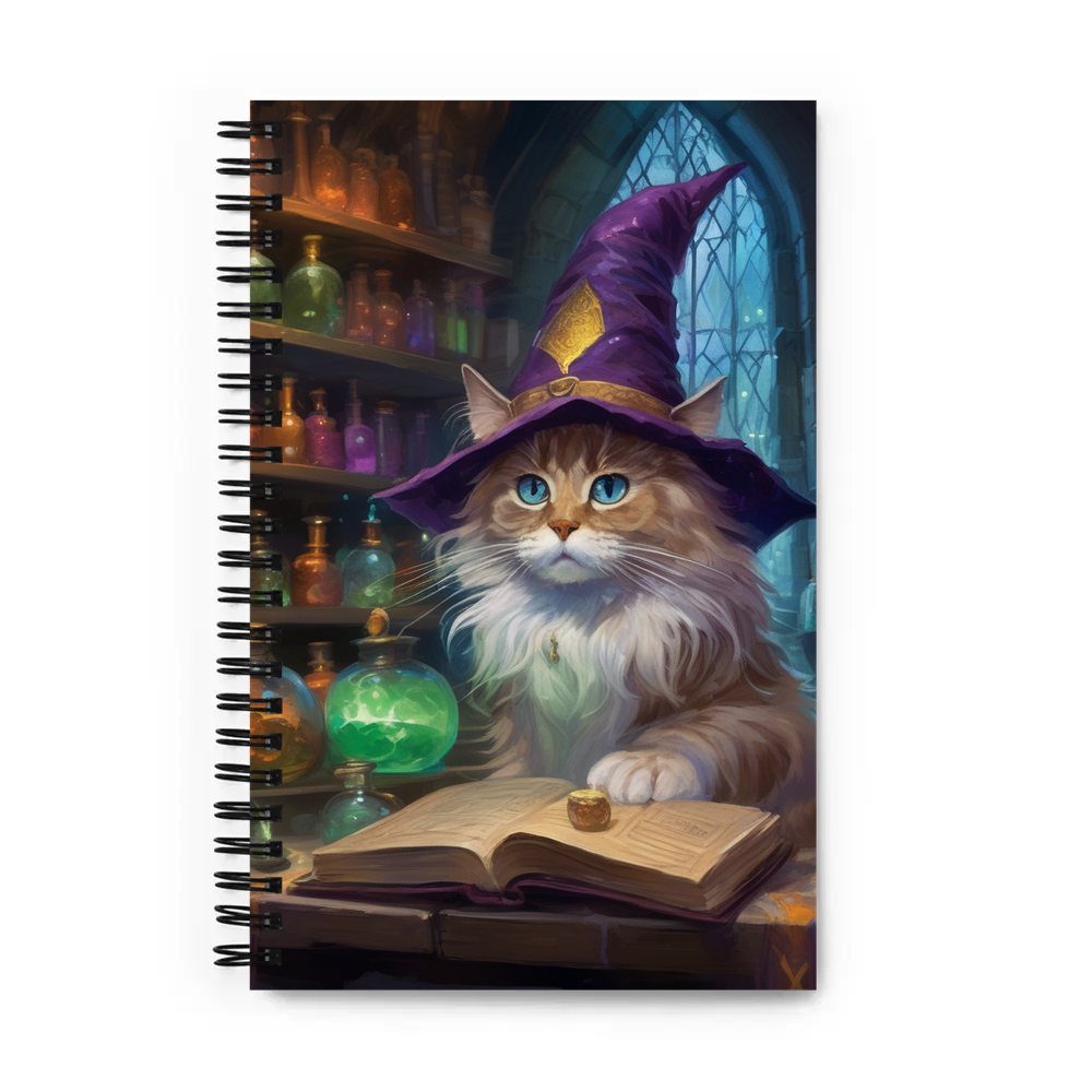 PugMug Custom Tabby Ragdoll Cat Spiral Notebook