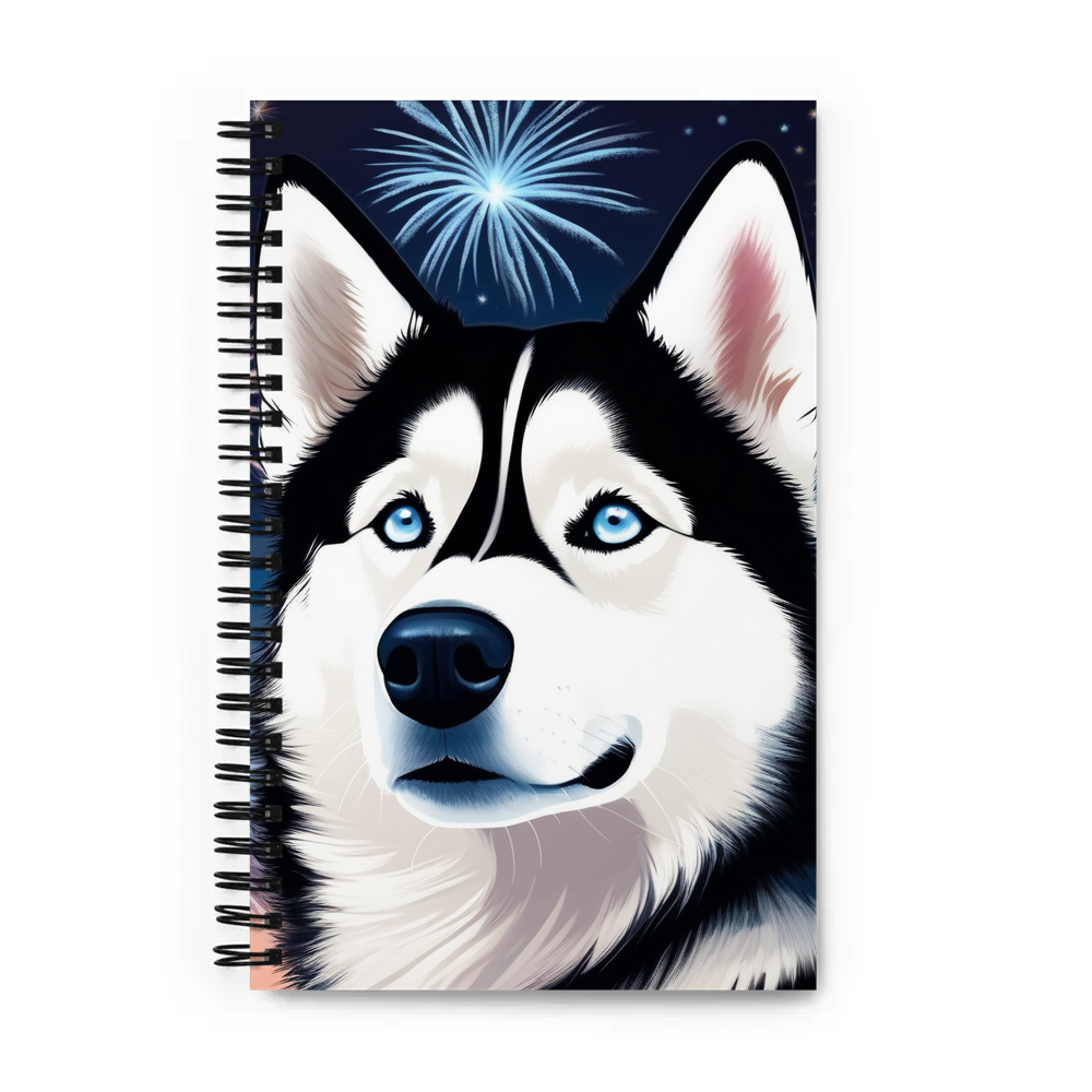 PugMug Custom Siberian Husky Spiral Notebook