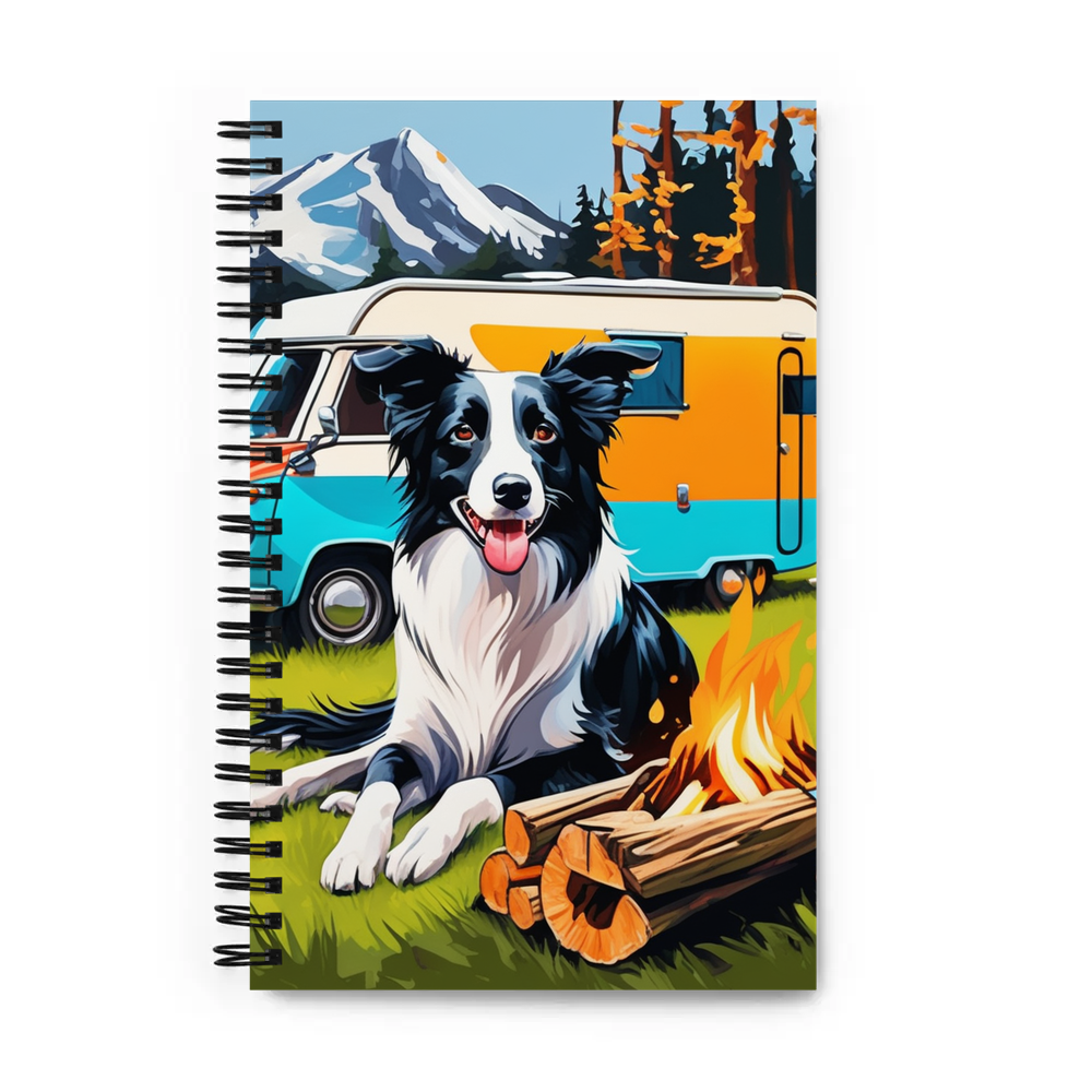 PugMug Custom Border Collie Spiral Notebook