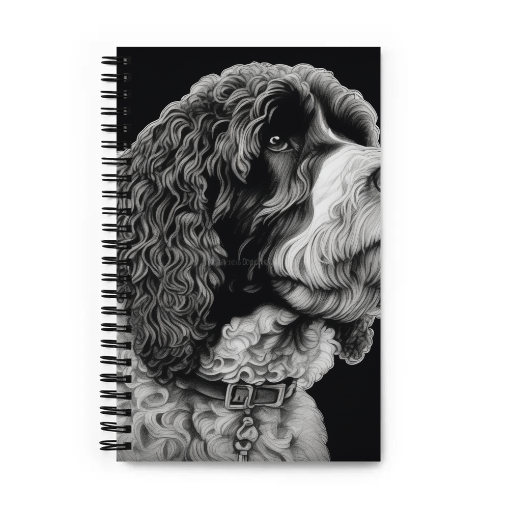 PugMug Custom Portuguese Water Dog Spiral Notebook