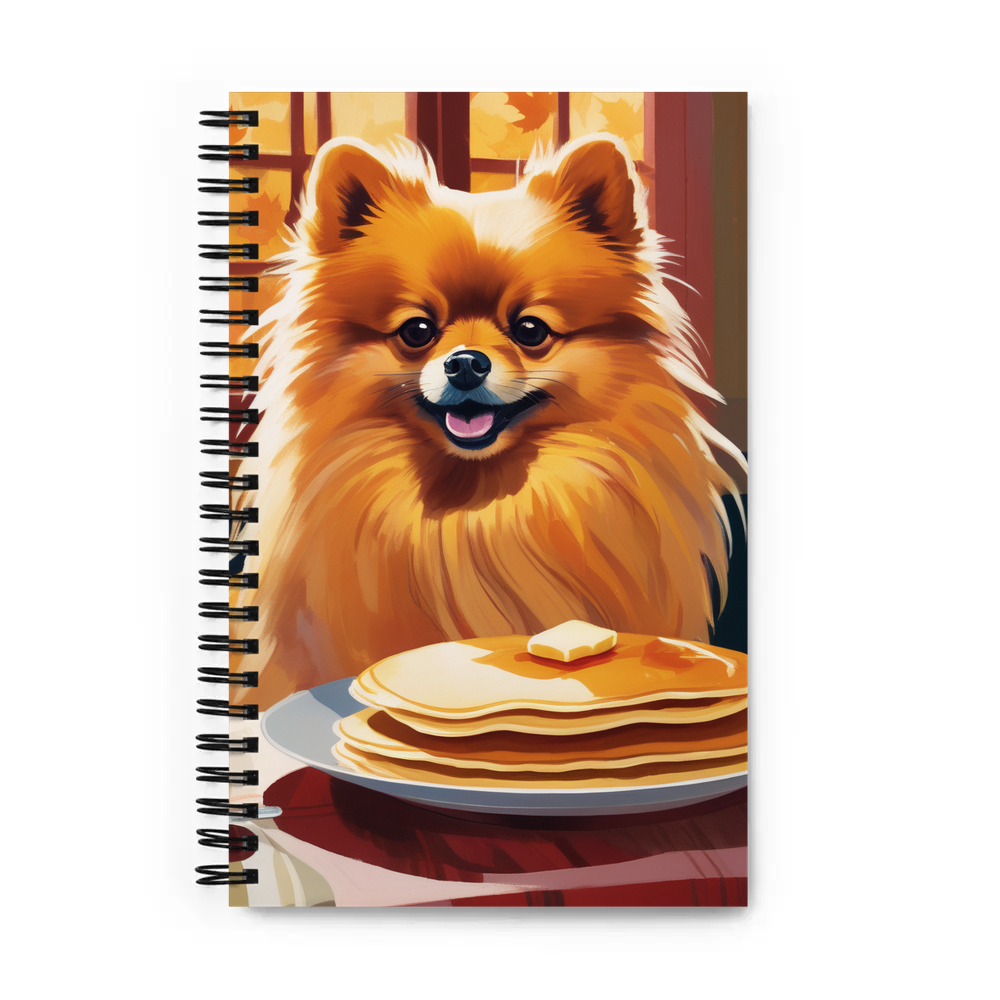 PugMug Custom Tan Pomeranian Spiral Notebook