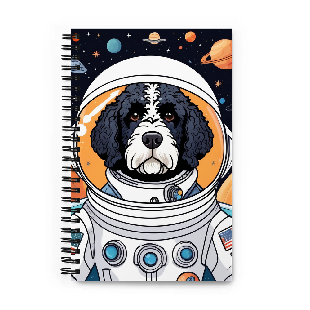 PugMug Custom Portuguese Water Dog Spiral Notebook