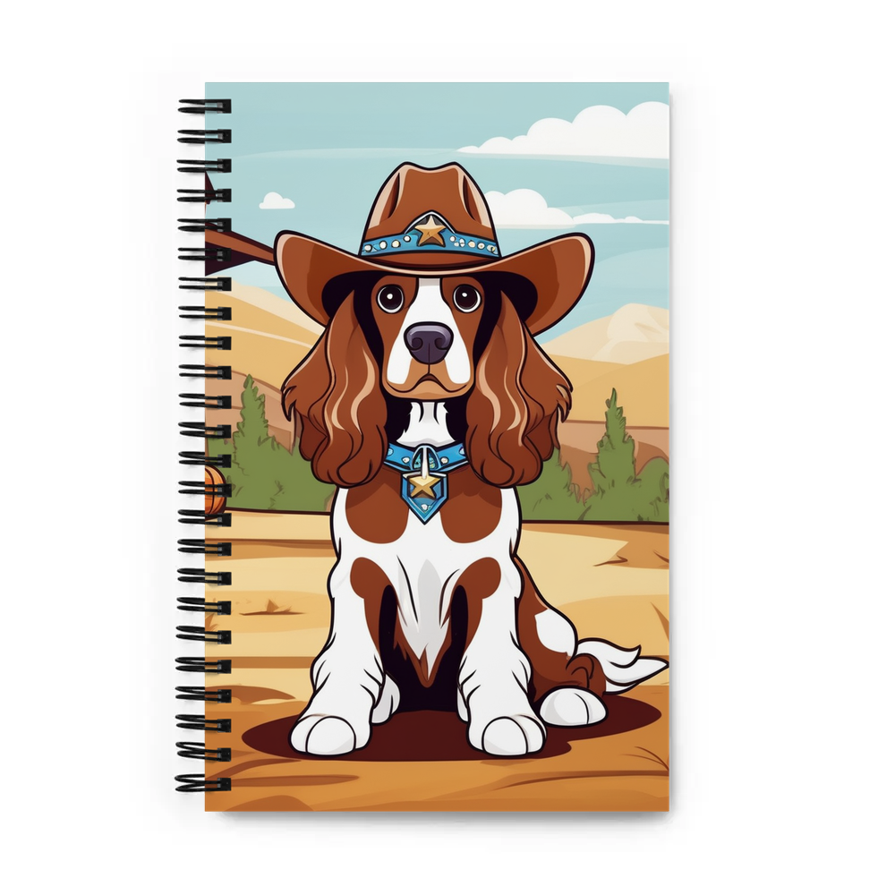 PugMug Custom Cocker Spaniel Spiral Notebook