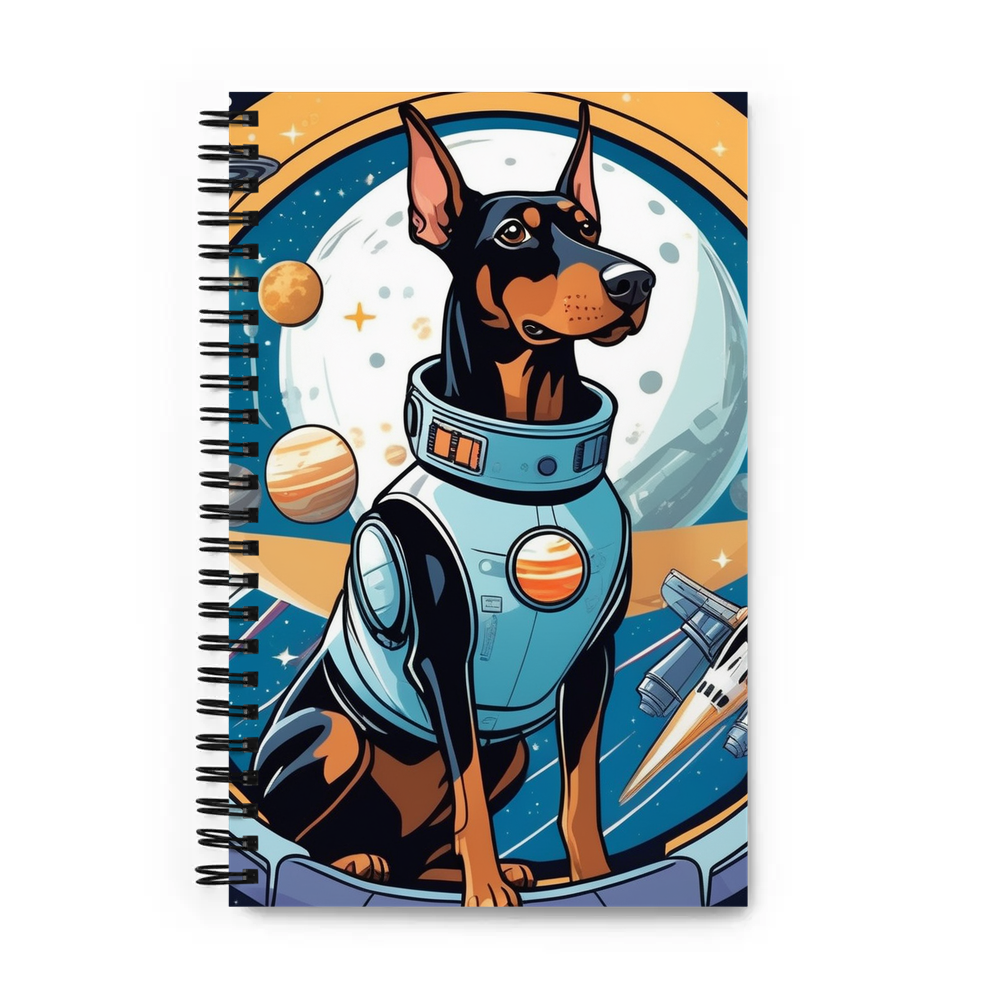PugMug Custom Doberman Pinscher Spiral Notebook