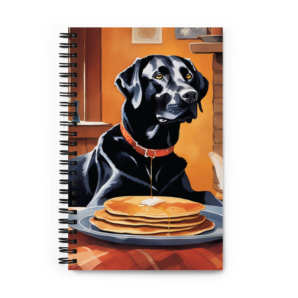 PugMug Custom Black Labrador Retriever Spiral Notebook